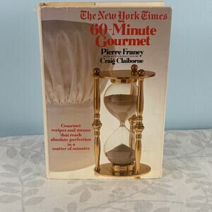 Pierre Franey New York Times 60 Minute Gourmet Hardcover Cookbook 1979